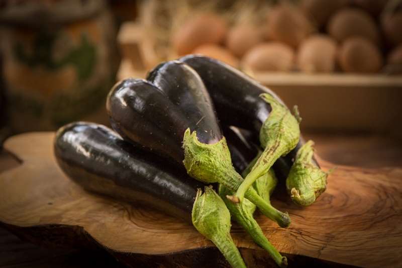 Tarladan Doğal Taze Patlıcan | Fethiye Köy Ürünleri